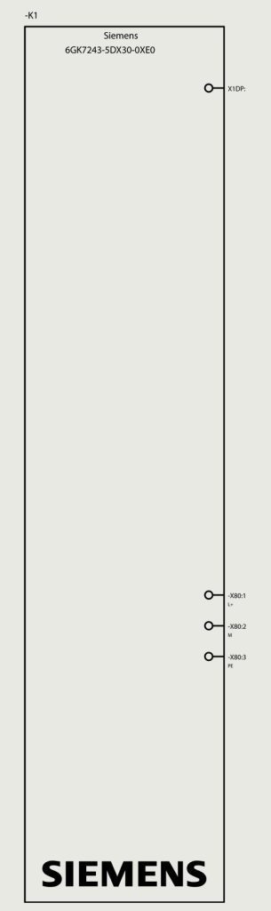 بلوک کارت شبکه CM 1243-5 زیمنس با کدفنی 6GK7243-5DX30-0XE0